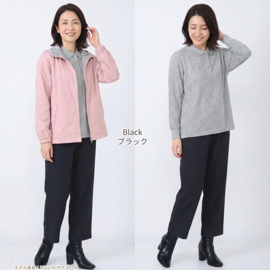 シニアパンツ レディース 股下60cm 丈直し不要 ストレッチ 総ゴム 毛玉になりにくい 裏ベロア 春夏 秋冬 M L LL 3L 婦人 高齢者