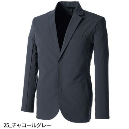 TS DESIGN 9136 メンズ テーラードジャケット 作業服 ジャケット単品 TS4Dストレッチ 吸汗速乾 帯電防止 防汚 S-6L