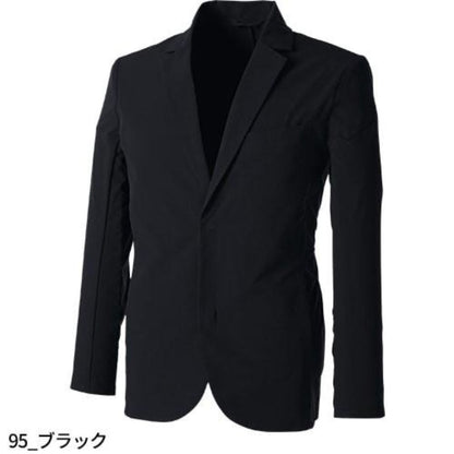 TS DESIGN 9136 メンズ テーラードジャケット 作業服 ジャケット単品 TS4Dストレッチ 吸汗速乾 帯電防止 防汚 S-6L