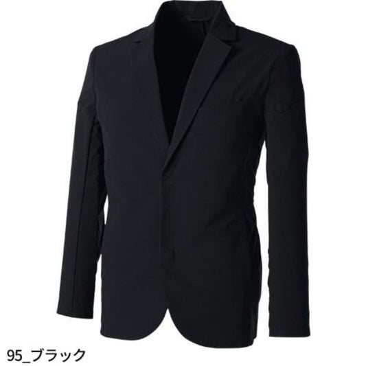 TS DESIGN 9136 メンズ テーラードジャケット 作業服 ジャケット単品 TS4Dストレッチ 吸汗速乾 帯電防止 防汚 S-6L